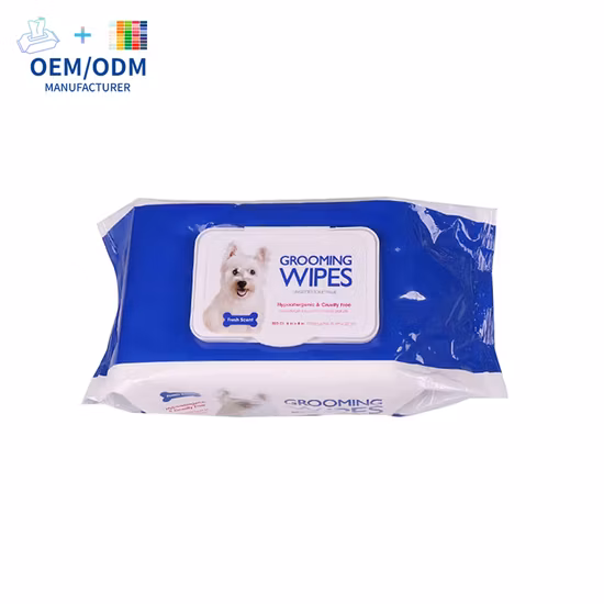 OEM Customized Dog and Cat Wipes Pet Cleaning Wipes