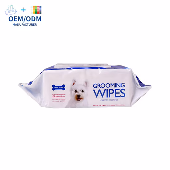 OEM Customized Dog and Cat Wipes Pet Cleaning Wipes