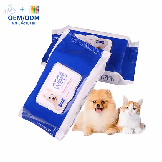 OEM Customized Dog and Cat Wipes Pet Cleaning Wipes