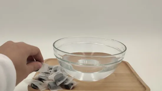 Toalla desechable de toalla comprimida de carbón de bambú