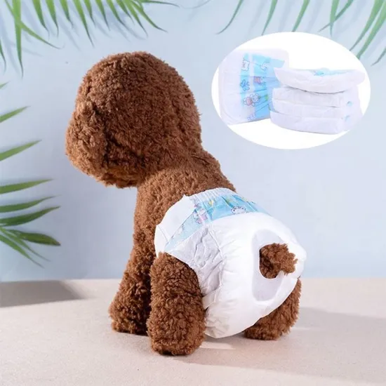 Pañal desechable suave para mascotas de súper absorción para perros