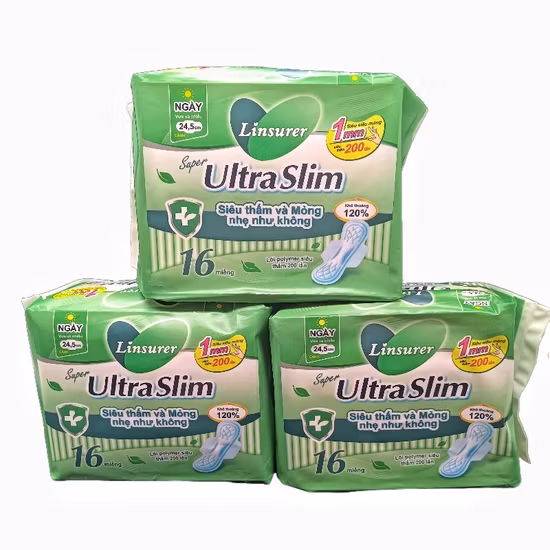 Toalla sanitaria desechable de marca de fábrica para mujer para la menstruación